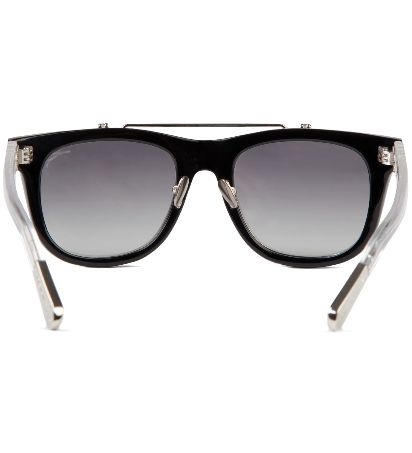 Kris Van Assche Sunglasses Round Shiny Silver and Grey